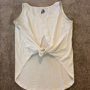 P’tula Alyssa Tie Back Tank Top white